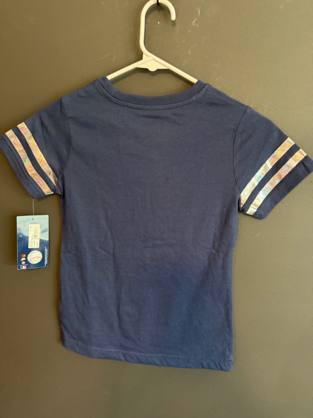 New York Yankees Tee for Little Girls. SIZE 7/8 (M) - Picture 2 of 5